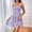 Purple, variant on Sundresses for Women Holiday Pleated Stretchy Regular Fit Women's Dress Summer 2026 Solid Color Sleeveless Beach Dress The Holiday for Lounge and Relax XL