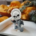 thumbnail image 2 of WEGFTDUOP Halloween Decoration Halloween Skateboard Trendy Skeleton Doll Ornament Creatives Resin Crafts Ornament Desktop Decoration Halloween Indoor Outdoor Decoration, 2 of 6