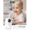 thumbnail image 4 of Momcozy Video Baby Monitor, 5'' Display, 1080P HD, Infrared Night Vision, Long Range, 2-Way Talk, 4 of 10