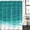Turquoise Green, variant on Polyester Fabric Purple Waves Shower Curtain, Ombre Abstract Art Gradient Modern Waterproof Bathtub Curtain Bathroom Decor Set with Hooks 36 x 72 Inches