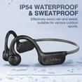 thumbnail image 3 of WUSI Open Back Headphones with Noise Canceling MIC, Bluetooth Waterproof Sports Headphones, Up to 10 Hours of Playtime Open Ear Stereo Headphones, Wireless Headphones for Running and Workouts, 3 of 7