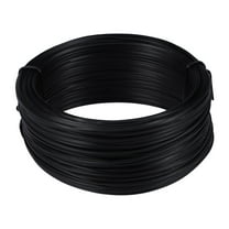 PBPBOX 1Pcs Black PVC Coated Wire for Binding Plants and Crafts 11.8X0.08X0.04In