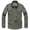 Army Green, variant on Mens Long Sleeve Work Shirts Breathable Ripstop Military Tactical Shirt Outdoor Casual Button Down Hiking Shirt