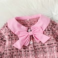 thumbnail image 6 of Bnwani 2PC Toddler Clothings Set Girls Long Flared Bow Set Pants Toddler Baby Coat Infant Bell-bottom Size 3-4 Y, 6 of 9