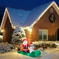 thumbnail image 3 of Mr. Christmas Outdoor Lit Inflatable - Santa's Dog Sled, 3 of 6