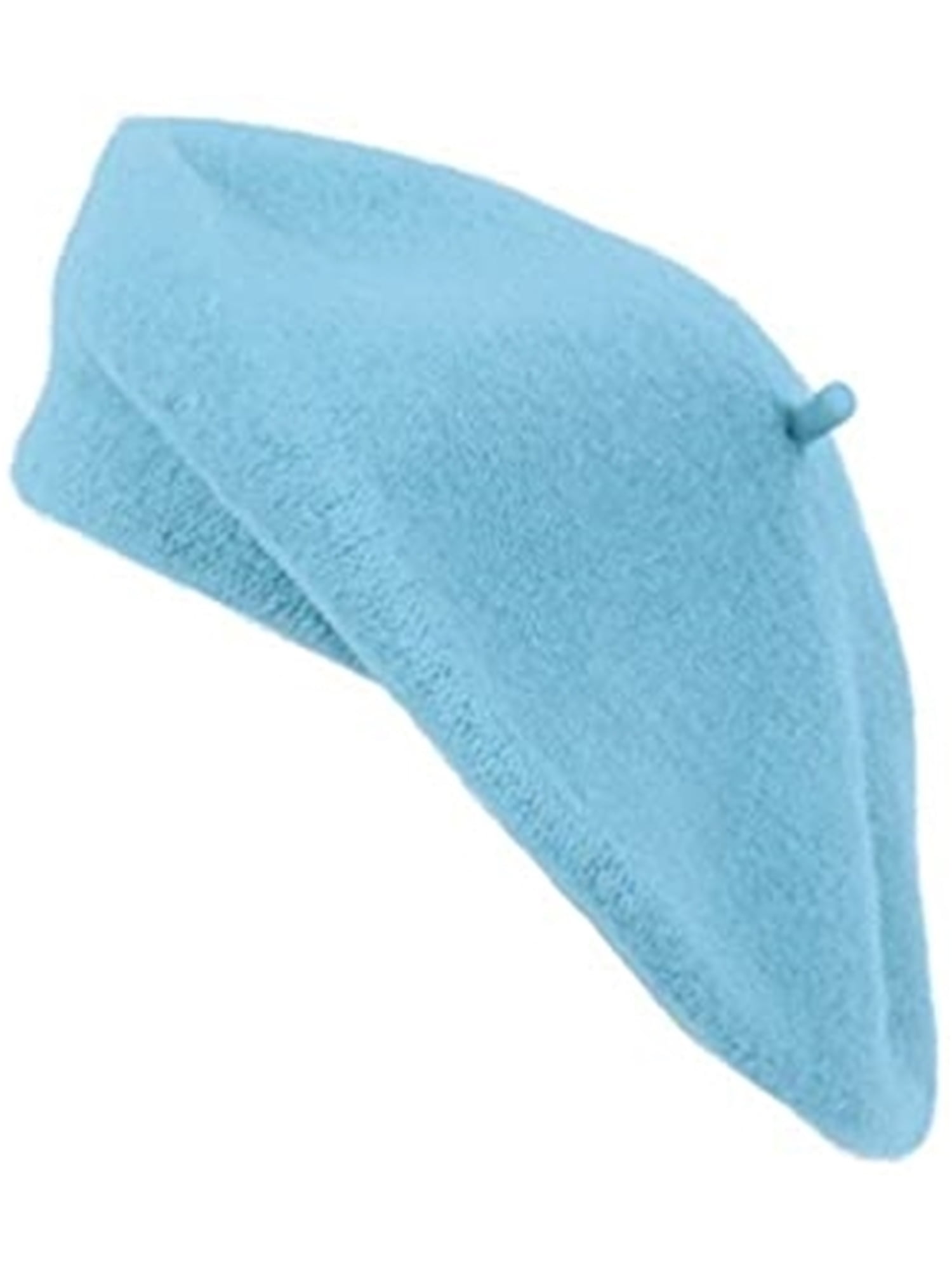 Women's Light Blue Color Wool Blend 