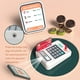thumbnail image 5 of Vogacara Juego de juguetes de materiales seguros: juguetes para niños Juego de caja registradora de aplicación amplia para niños Juguetes, 5 of 6