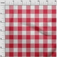 thumbnail image 2 of oneOone Cotton Poplin Bright Red Fabric Gingham Check Sewing Craft Projects Fabric Prints By Yard 56 Inches Wide, 2 of 4