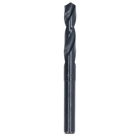 

Reduced Shank Drill Bit HSS Twist Straight 1/2in Shank Drilling Tool 13.5mm Black