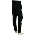 thumbnail image 3 of MRX Sports Active Trouser Training Jogging Gym Exercise Black/Green Medium, 3 of 4