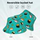 thumbnail image 2 of Fotbe Sushi Sombrero Tipo Pescador con Estampado – Sombrero de Sol de Algodón de Moda para Playa, Golf, Pesca, 2 of 6
