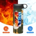 thumbnail image 6 of Sikiie Mallard Ducks Wild Birds Print 18OZ Insulated Straw Cup, Portable Leak-proof Sports Water Bottle, Stainless Steel Water Cup Suitable for Home and Outdoor, 6 of 8