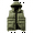 Army Green, variant on WTOBBY Men's Winter Trend Wear Loose Thick Down Cotton Clip Multi-Pocket Solid Color Casual Hooded Vest Coat, Detachable Hood for Versatile Styling in Cold Weather,Army Green L