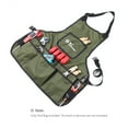 thumbnail image 5 of PENGGONG Waterproof Canvas Gardening Tool Apron Tools Bag with Pockets Adjustable Size Fits Men and Women, 5 of 7