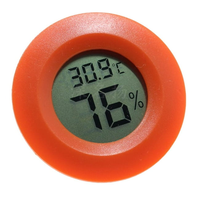 Termómetro de Humedad Gloria LCD Pantalla Higrómetro para Reptiles Serpientes Rojo