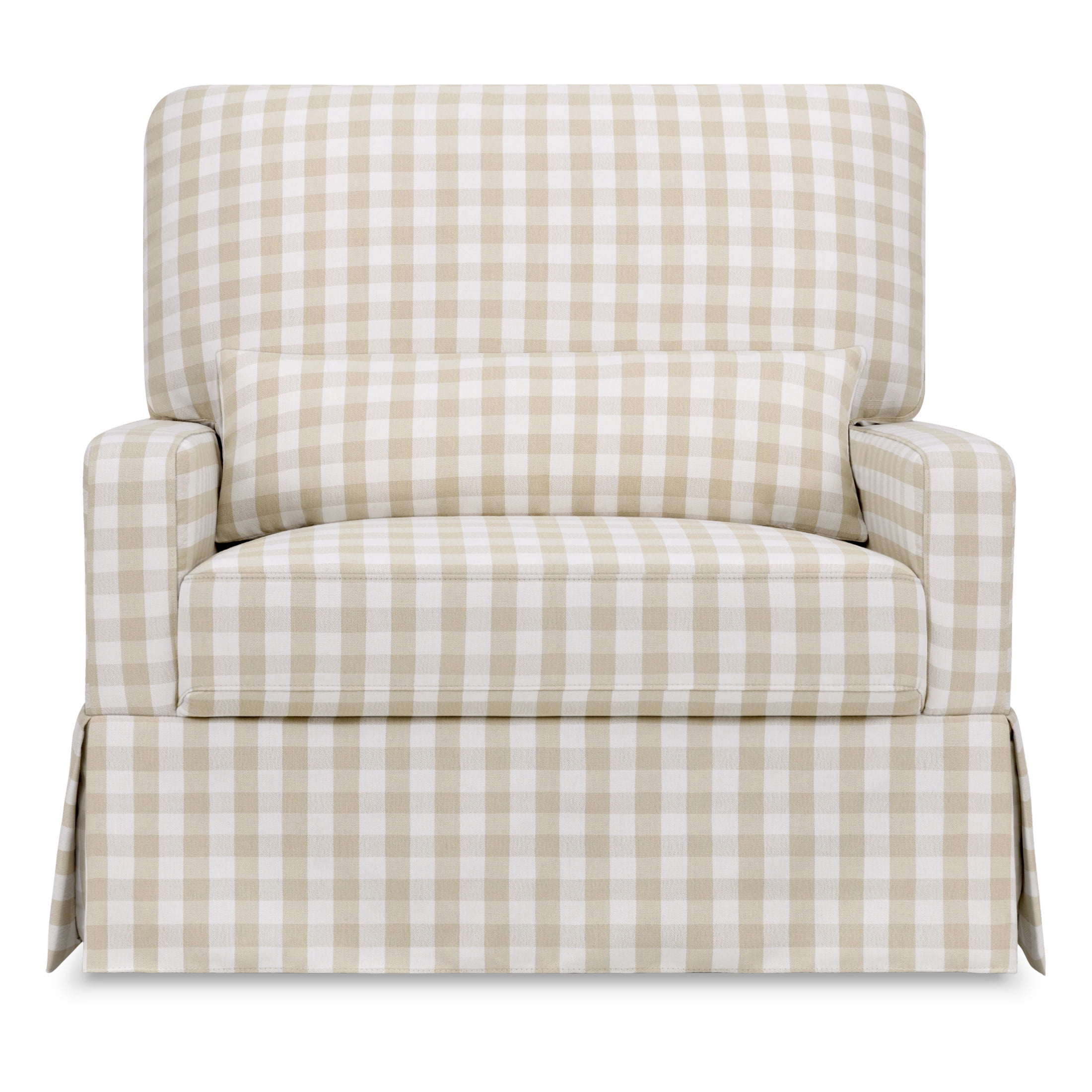Namesake Crawford Chair and a Half Pillowback Swivel Glider