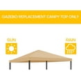 thumbnail image 5 of Autoez 10'x10' Gazebo Canopy Top Replacement 1 Tier Gazebo Cover Outdoor Canopy Cover, 5 of 7