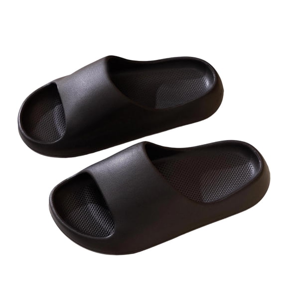 Kids Slippers For Children, Reversible Slide-On Design with Textured Strap, Lightweight EVA Foam, Thick Cushioned Sole for Home Bathroom and Bedroom, Unisex Casual House Shoes