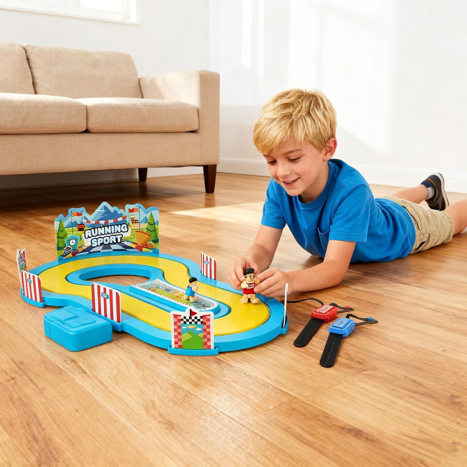Motion-Sensing Racing Game - Parent Child Interactive System, Motion Controlled Board Toy, Physical Activity Entertainment, Family Bonding Experience For Children Boys(1Set)