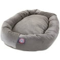 thumbnail image 2 of Majestic Pet Villa Velvet Bagel Pet Bed for Dogs, Calming Dog Bed Washable, Small, Vintage, 2 of 5
