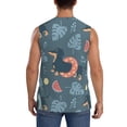 thumbnail image 4 of Fotbe Watermelons Dachshunds Men's Camiseta sin Mangas Estampada para Hombres, Playera Casual para Gimnasio, Entrenamiento, Playa-Small, 4 of 7