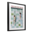thumbnail image 2 of Stupell Industries Contemporary Twin Swimmers in Pool Black Framed Print Under Glass, 13 x 16, by The Prints Vibe, 2 of 8