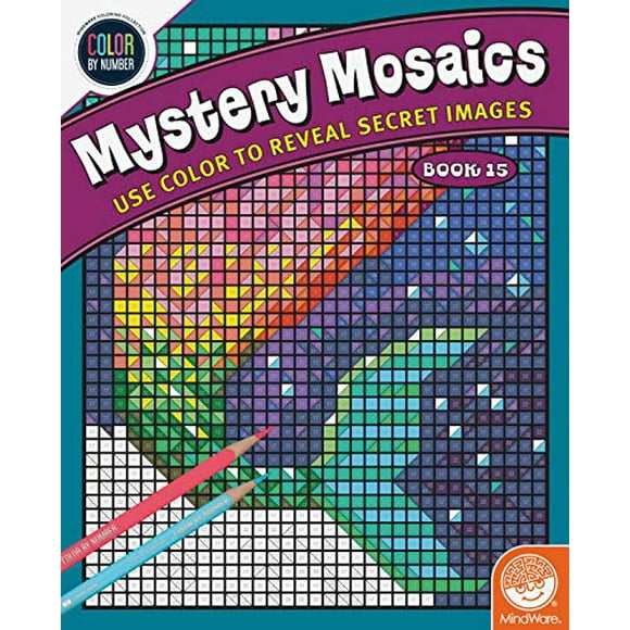 MindWare Color by Number Mystery Mosaics: Book 15