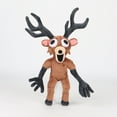 thumbnail image 4 of 1pcs 15'' Standing Deer Plush Toy - Plushie Doll Standing Deer Plush Stuffed Animal Cushion Pillow Toy, Sofa Chair Home Decor (Pink), 4 of 6