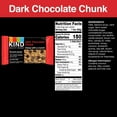 thumbnail image 3 of KIND Healthy Grain Gluten Free Dark Chocolate Chunk Snack Bars, 1.2 oz, 5 Count, 3 of 8