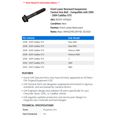 thumbnail image 2 of Front Lower Rearward Suspension Control Arm Bolt - Compatible with 2005 - 2009 Cadillac STS 2006 2007 2008, 2 of 2