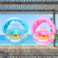 thumbnail image 4 of Sombrilla inflable con forma de anillo de natación para niños HUOGUO Steer, 4 of 4