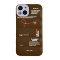 thumbnail image 1 of Hot Off Sports Shoes Brand Phone Puffer Case Puffy Cover Sneakers Ins White Or Black Label Soft Cover-Brown For IPhone 13PROMAX, 1 of 5