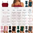 thumbnail image 3 of Erwazi One Piece Swimsuits Set for Women Solid Backless Square Neck Modest Beach Swimwear Bathing Suit, 3 of 7