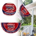 thumbnail image 2 of Personalized Fan Flag America's 250th Anniversary Banner 3x6 ft 1776 2026 Anniversary Bunting Outdoor Hanging Decor with Grommets for Porch Yard, Red 35.4"x70.9", 2 of 6