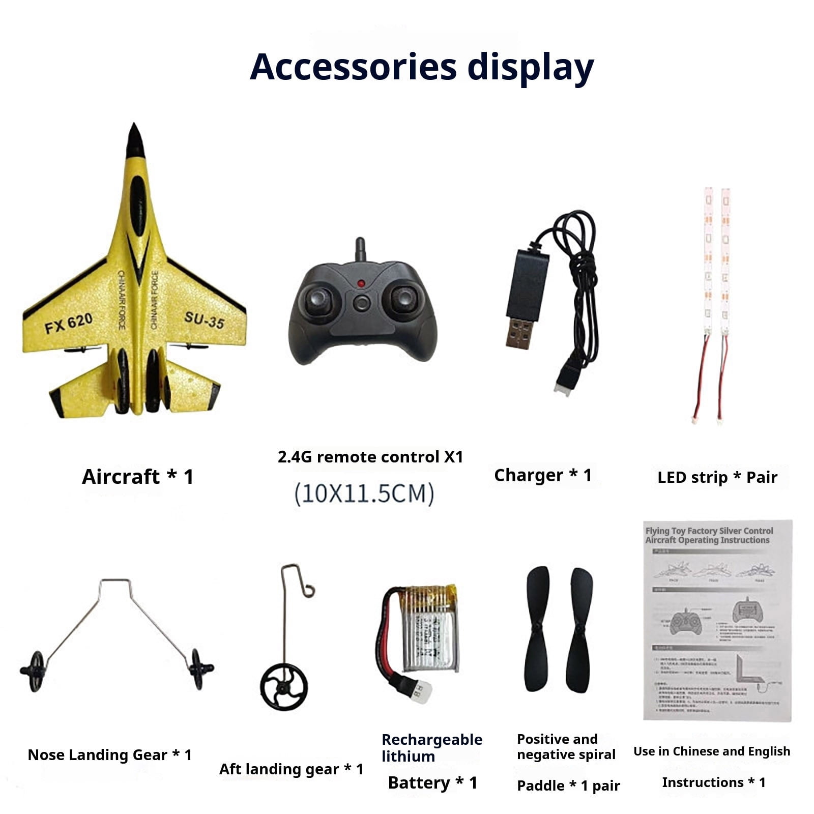 Comefolife Gravity Gliders Airplane - Gravity Glider Rc Plane, Foam Remote Control Airplane with Lights, Rc Fighter Jet with Gyro Stabilizer & Landing Gear, Outdoor & Indoor Flight (Red)