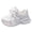 White, variant on Girls Lace Up Platform Sneakers Breathable Non Slip Running Shoes Soft Sole Lightweight Casual Tennis Shoes
