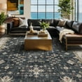 thumbnail image 3 of Hazo Haus Washable Black 6x8 Area Rug, 3 of 7