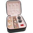 thumbnail image 5 of Mini estuche de viaje, pequeño organizador de viaje, caja portátil de viaje, mini organizador de almacenamiento, caja de almacenamiento de exhibición portátil para anillos, pendientes, collares, regalos (negro) multicolor-5pcsTrodance-Plush Velvet esquí esquí Gafas de esquí, 5 of 5