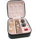 thumbnail image 5 of Mini estuche de viaje, pequeño organizador de viaje, caja portátil de viaje, mini organizador de almacenamiento, caja de almacenamiento de exhibición portátil para anillos, pendientes, collares, regalos (negro) greenTrodance-Small esquí esquí Gafas de esquí, 5 of 5