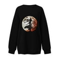 thumbnail image 5 of Enjoytime Women's Funny Halloween Sweatshirt Crewneck Long Sleeve Pullover Tops Fall Casual Fashion Clothes, 5 of 5