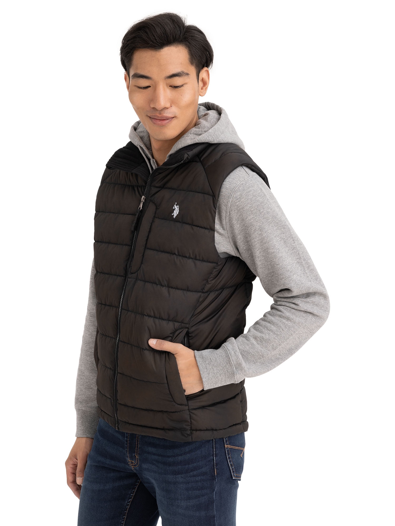 U.S. Polo Assn. Men's & Big Men's Signature Puffer Vest, Sizes S-3XL