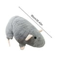 thumbnail image 2 of Cute and Realistic Plush Mouse Doll Perfect for Home Decoration, Soft Furry Body with Round Eyes and Pink Ears, 2 of 5