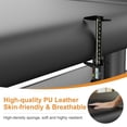 thumbnail image 6 of Holaki 75 inch Stationary Massage Table, Heavy Duty Metal Frame with PU Leather, Modern Esthetician Bed for Physical Therapy Spa Tattoo, Black, 6 of 9