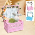 thumbnail image 1 of Fiudx Cesta de Ducha de Madera, Gran Capacidad con Asa, Práctica Caja de Almacenamiento para Ropa y Ducha, Cesta de Regalo Multiusos, Decoración Del Hogar, Cumpleaños, Baby Shower, Tamaño 40 X 30 X 2, 1 of 6