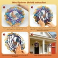 thumbnail image 4 of Rooster Metal Wind Spinners, 12 Inch Wind Spinners Outdoor, 3D Hanging Wind Spinner for Yard and Garden Outdoor & Indoor Decorations, Chicken Gifts for Women Mom Men Dad Grandpa, 4 of 7