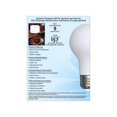 thumbnail image 3 of General Electric 8W LED A19 Daylight Glass Light Bulb, 3 of 4