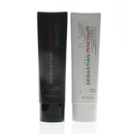 Sebastian Penetraitt Strengthening and Repairing Shampoo and Conditioner 2 x 8.45oz Combo