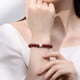thumbnail image 2 of Pulsera de cinabrio para mujer con colgante Ruyi de plata de ley, 2 of 2
