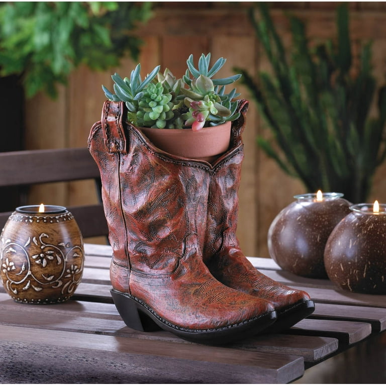 Cowboy boot planter walmart best sale