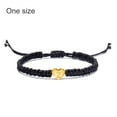 thumbnail image 6 of Mightlink Couple Bracelet Heart Shape Braided Rope Adjustable Elastic All-match Decoration Gifts 26 Letters Initial Charms Bracelet Jewelry for Daily Wear, 6 of 7